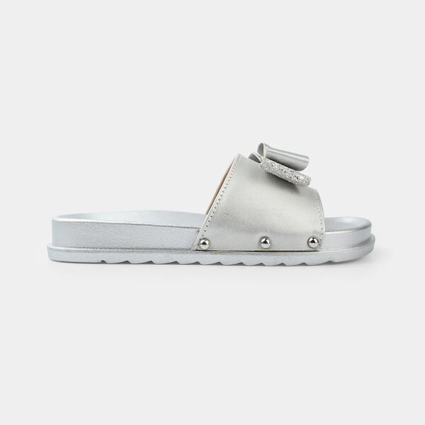 Girls Slide 1368-SILVER