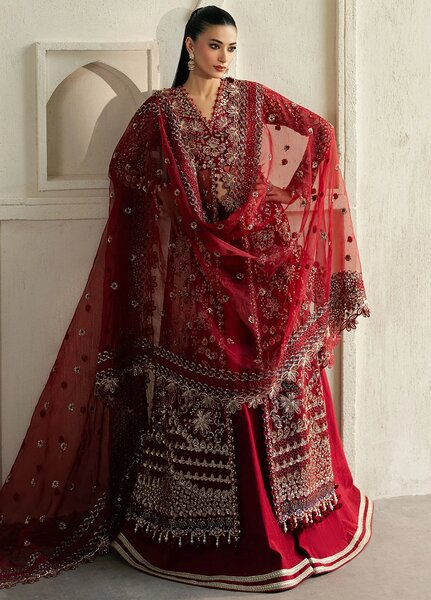 Pehli Nazar by Ayzel Embroidered Suits Unstitched 3 Piece AAFPZ25 D-01 Naqqash - Formals Collection