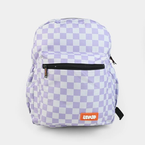 LEVUP 16" Checks Backpack for Kids | Grade 1-4