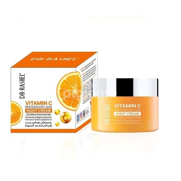 Dr Rashel - Vitamin C Night Cream For Anti Aging And Brightning - 50G