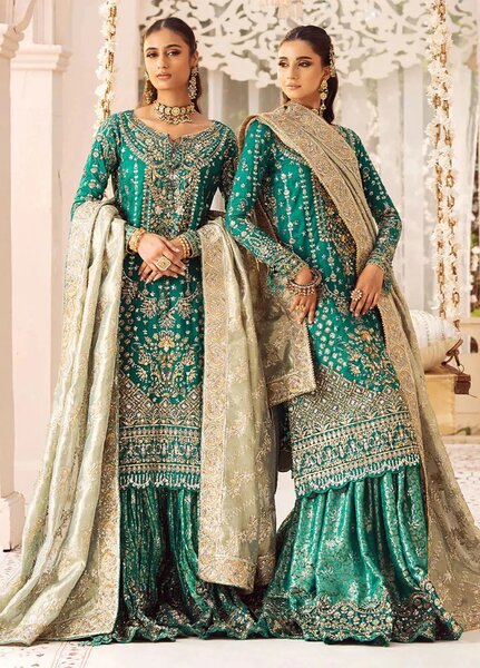 Aik Atelier Embroidered Silk Suits Unstitched 3 Piece AIK25EF Vl2 Look 09 - Formals Collection