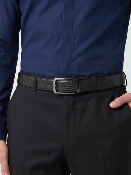 Black & Dark Brown Reversible Belt (BELT-957)