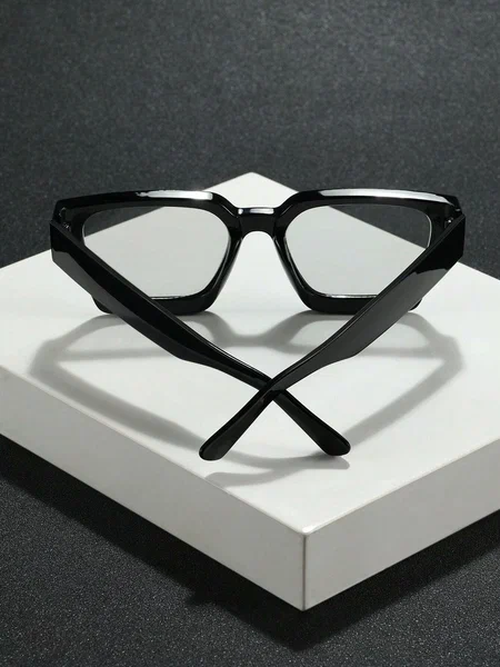 Shein - 1Pc Men'S Geometric Classic Stylish Fashion Glasses