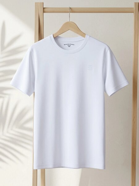 White Basic T-Shirt (TEE-508)