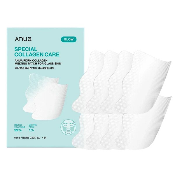 Anua PDRN Collagen Melting Patch For Glass Skin - 4 Patches