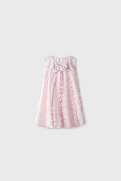 Blush Sparkle Net Dress