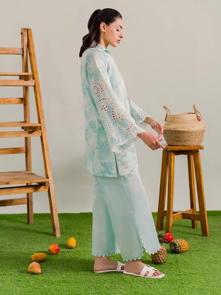 Eyelet - 2Pc Printkari Suit