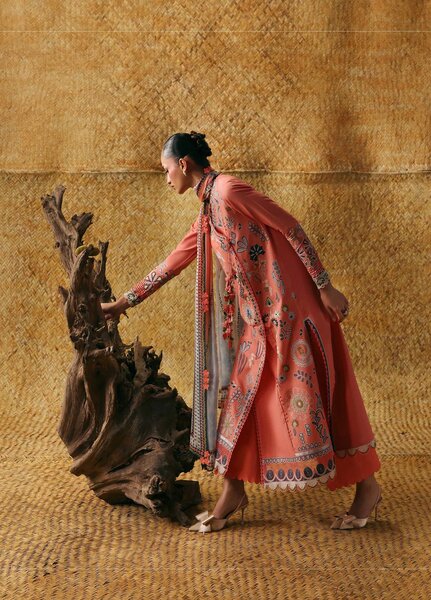 Sable Vogue Unstitched Embroidered Lawn 3 Piece Suit SV26ULL SL-03-26-V2 - Festive Collection