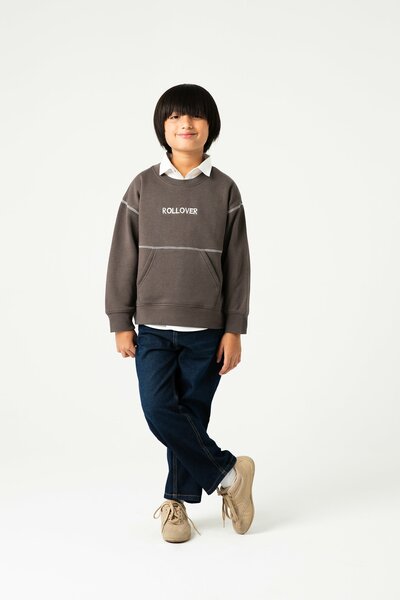 Boys Charcoal Signature Fleece Sweatshirt