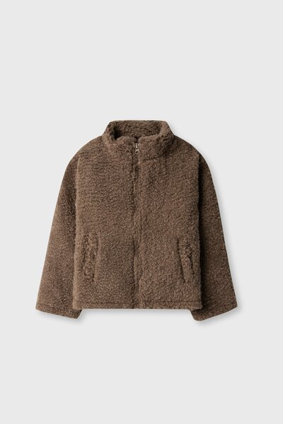 Mocha Mist Brown Fur Jacket