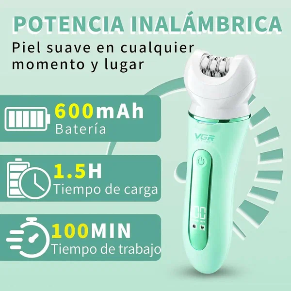 VGR - V-751 Professional Epilator Hair Removal Device for Women