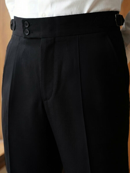Black Imported Gurkha Pant  (FDT-385)