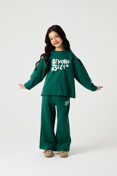 Girls Beyond Self Oversized Co-ord Set
