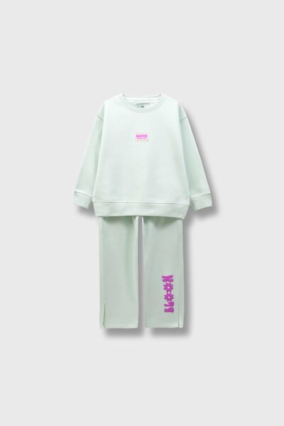 Girls Sky Bloom Fleece Co-ord Set