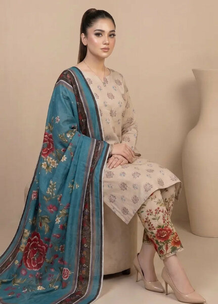 Salitex Unstitched Printed Lawn 3 Piece Suit SUNS8IN1158 Casual Collection