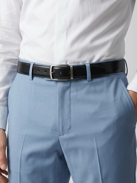 Light Brown & Black Reversible Belt (BELT-983)