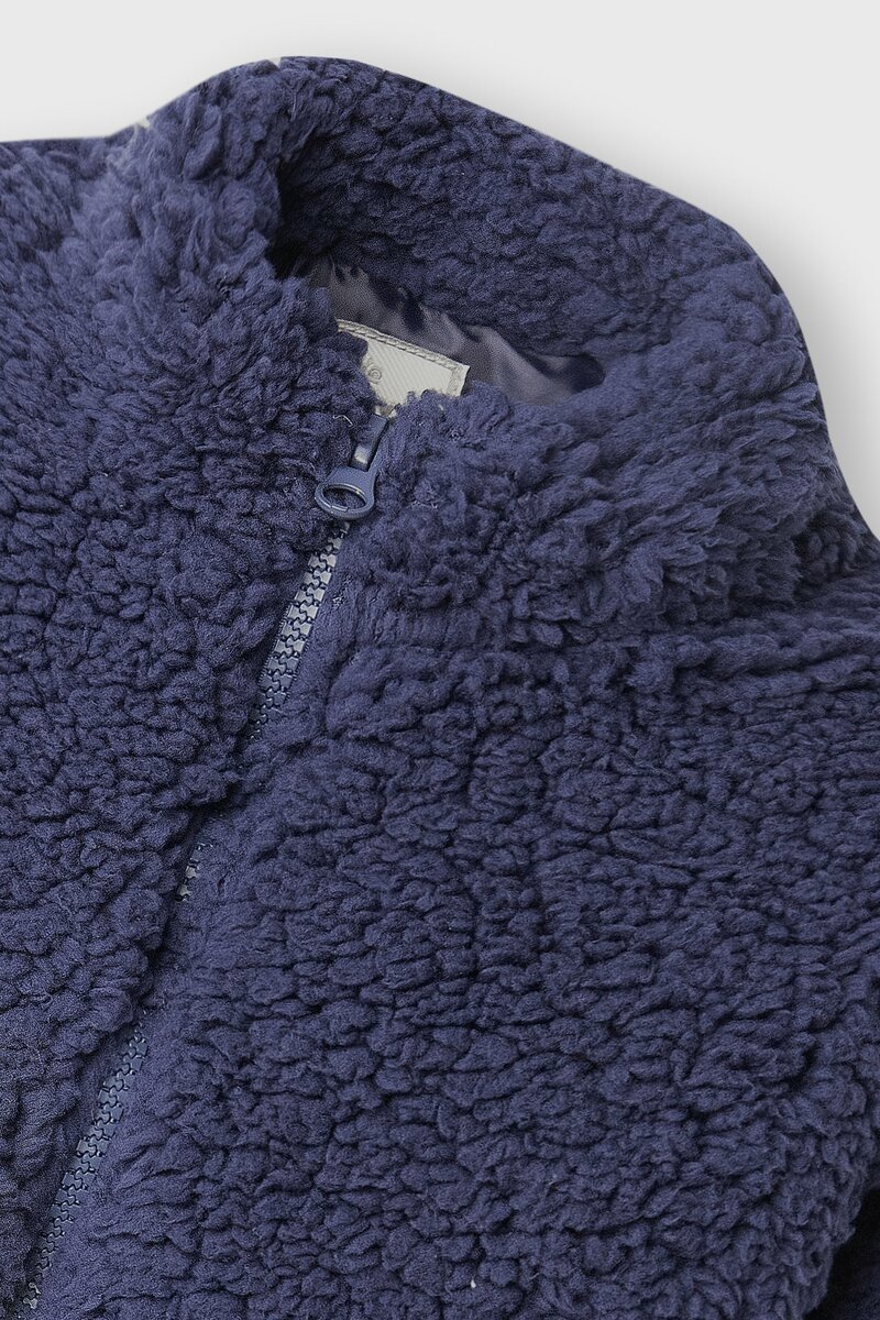 Boys Navy Summit Sherpa Jacket