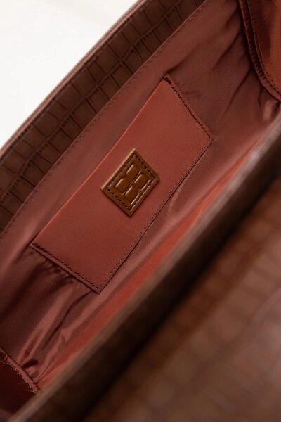 Dark Brown Cross Body Bag IBS-CBB26-012