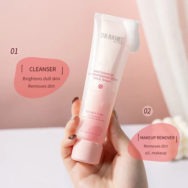 Dr Rashel - Niacinamide Whitening Double-Tube Face Wash