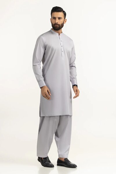Regular Fit Embroidered Suits