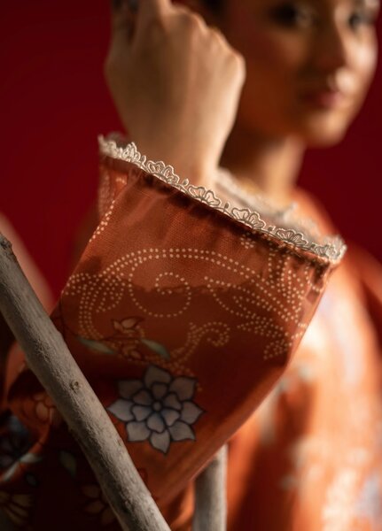 Marine by Rashid Textiles Unstitched Printed Luxury Silk 3 Piece Suit RT26USM D-3910 - Winter Collection