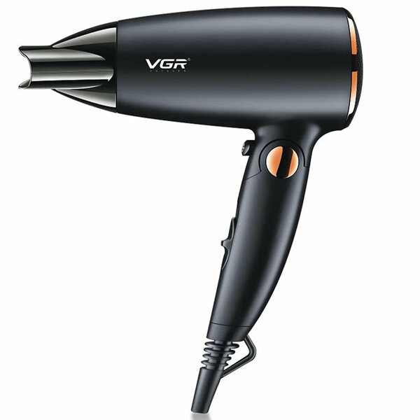 VGR -  V-439 Professional Foldable Hair Dryer 1600 Watts Cool Shot Button