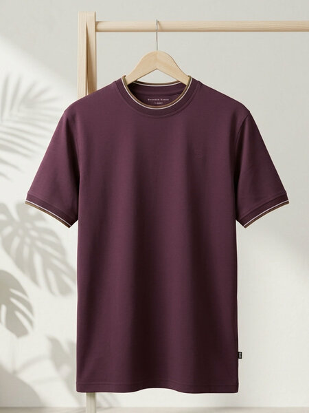 Maroon Basic T-Shirt (TEE-502)