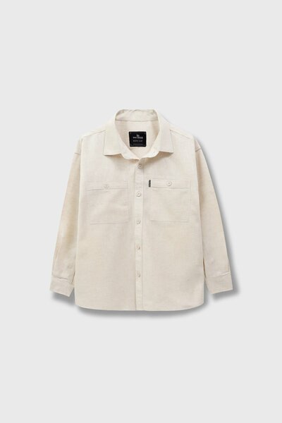 Boys Sand Hues Chambray Shirt