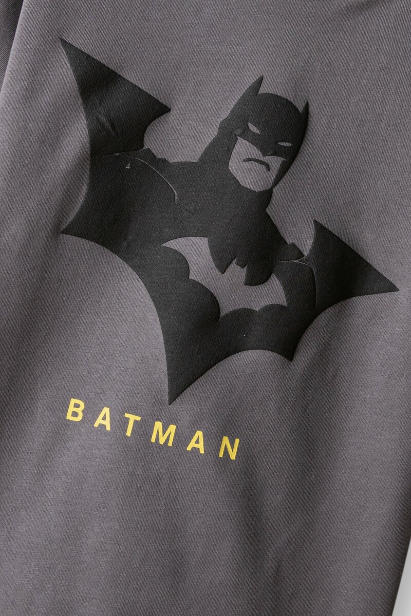 Boys Bat Emblem Graphic T-Shirt