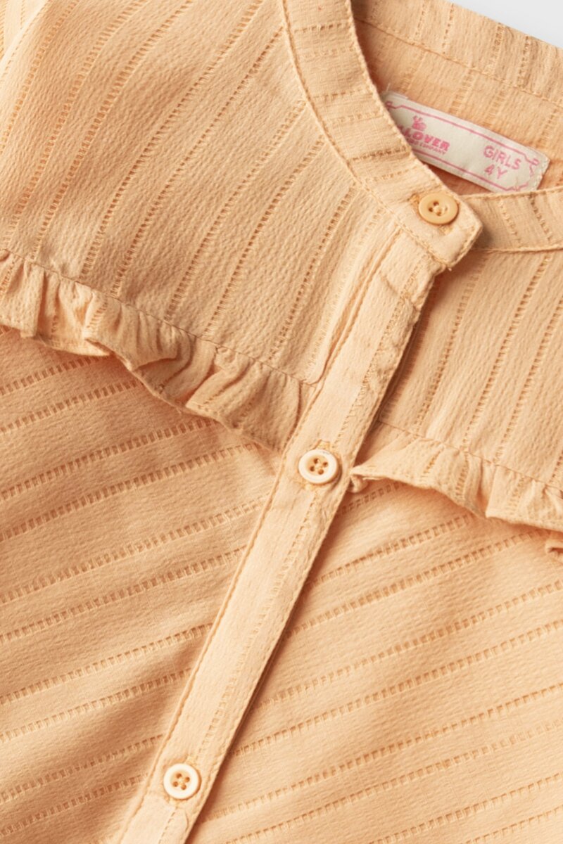 Peach Petal Frill Top
