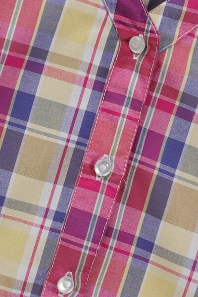 Cotton Plaid Casual Top