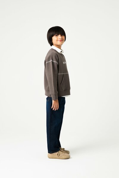 Boys Charcoal Signature Fleece Sweatshirt