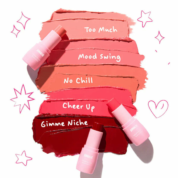 Trouble Maker - Jinkie Stick Cream Blush Too Much Baby Pink