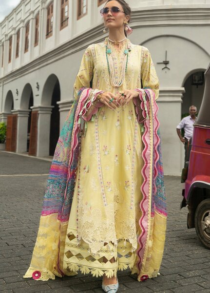 Neroli By Annus Abrar Unstitched Embroidered Lawn 3 Piece Suit ABR26UNL 06 Baneera - Festive Collection