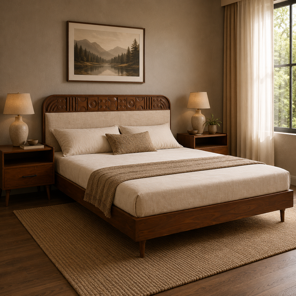 Nysa Bedroom set - King Size Bed wiith Dresser