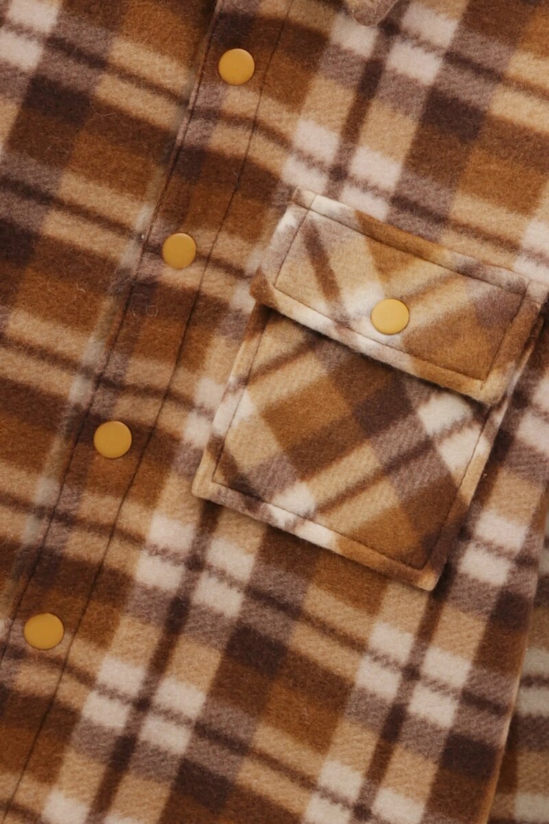 Boys Plaid Flannel Jacket