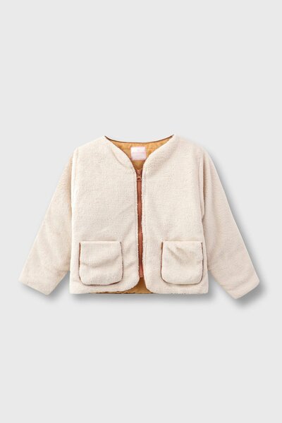 Girls Cocoa Cloud Fleece Jacket