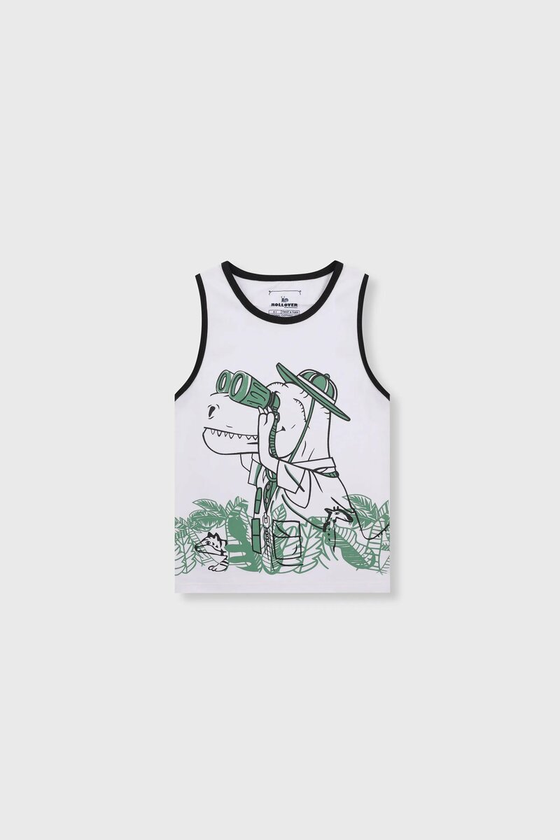 Boys Dino Discovery Tank Top