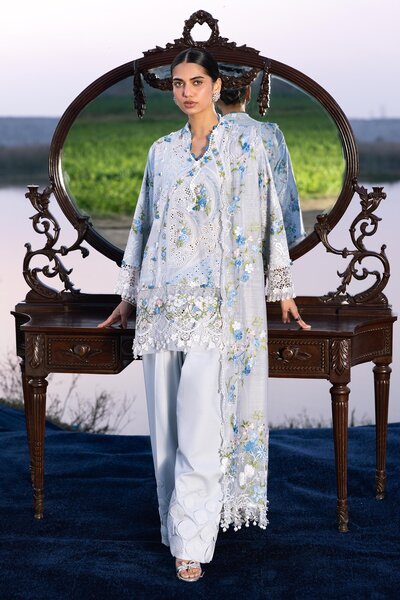 Unstitched Luxury Lawn Suit