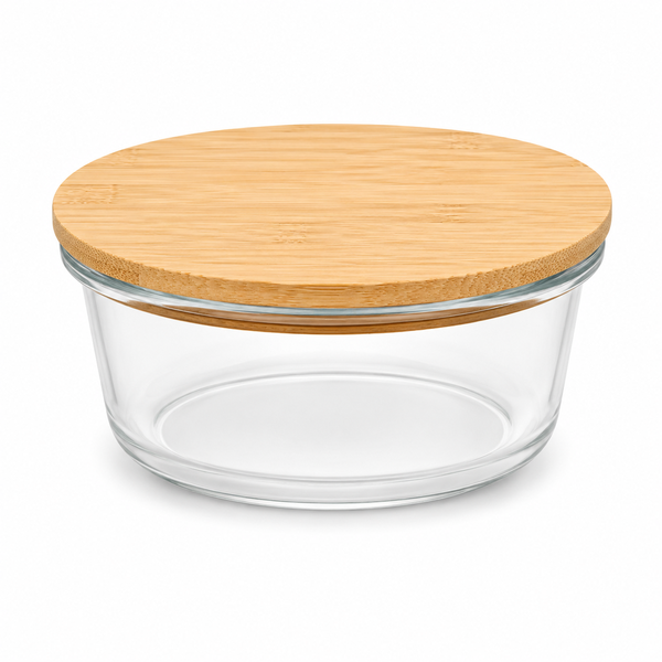 Round Glass Storage Box | Habitt