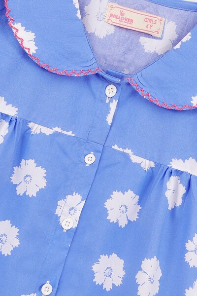 Daisy Collared Cotton Top