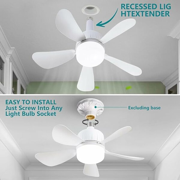 Home.Co - Fan Bulb With Remote (30w)