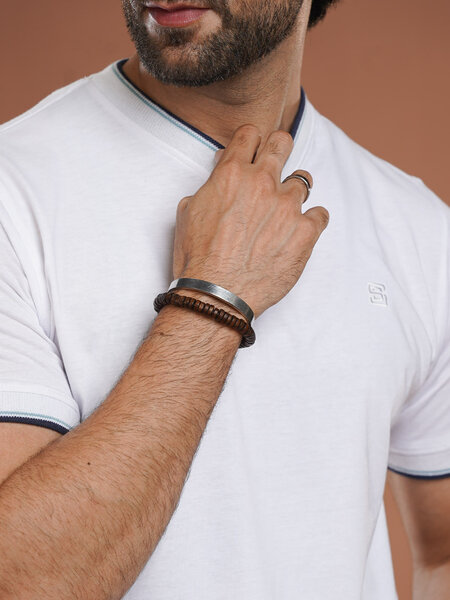 White Basic T-Shirt (TEE-340)
