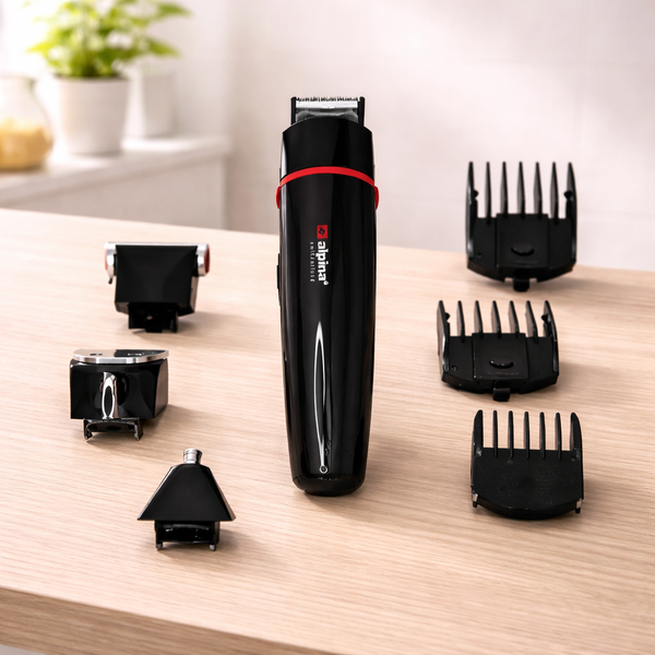 Alpina 7-In-1 Grooming Kit – Rechargeable Trimmer Set, 1 Hour Working Time, 500mAh Battery (SF-5049)