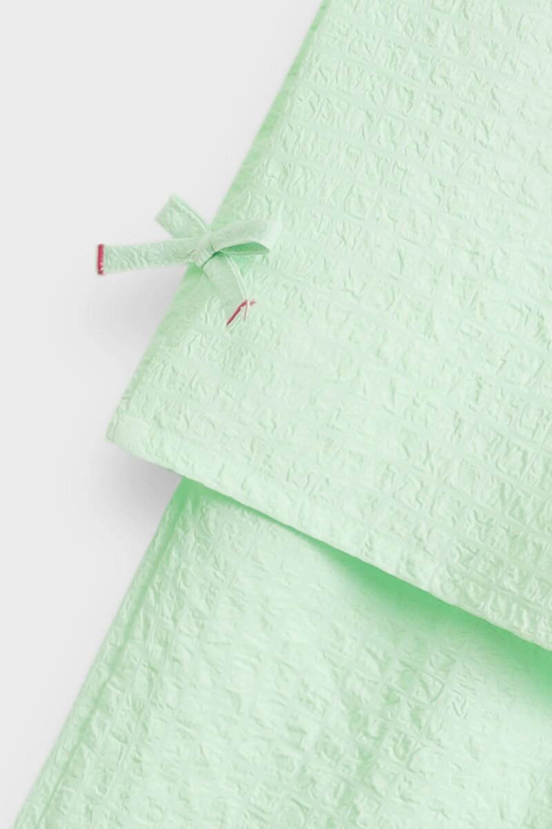 Girls Mint Cotton Co-Ord Set
