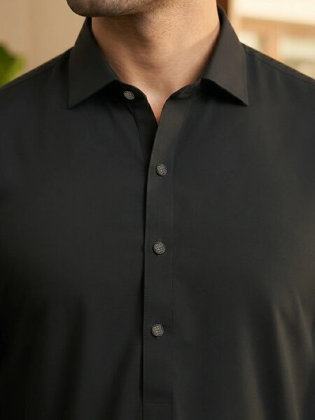 Dark Green Designer Kurta Shalwar (SK-695)