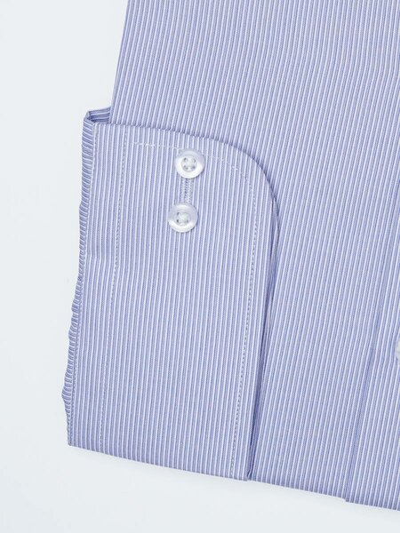 Blue Striped, Elite Edition, Cutaway Collar Men’s Formal Shirt (FS-2781)