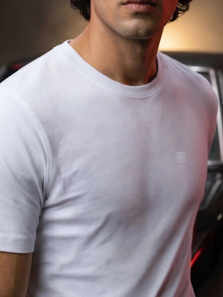 White Basic T-Shirt (TEE-479)