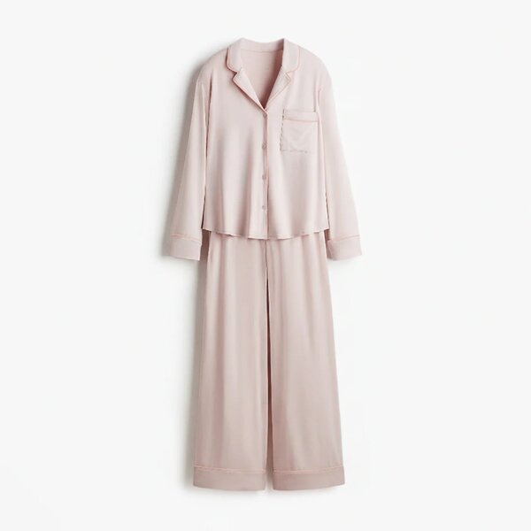 Cloud Pajama Set - Dusty Pink