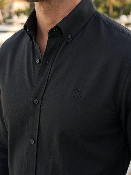 Black Oxford Shirt (CSB-320)